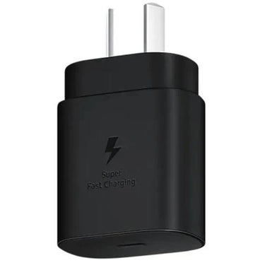 Samsung 25W Travel AC Charger Adapter (Type-C / USB-C Connetor| NO CABLE) - Black